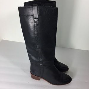 Black Leather Made in Brazil Riding Classic Boots
